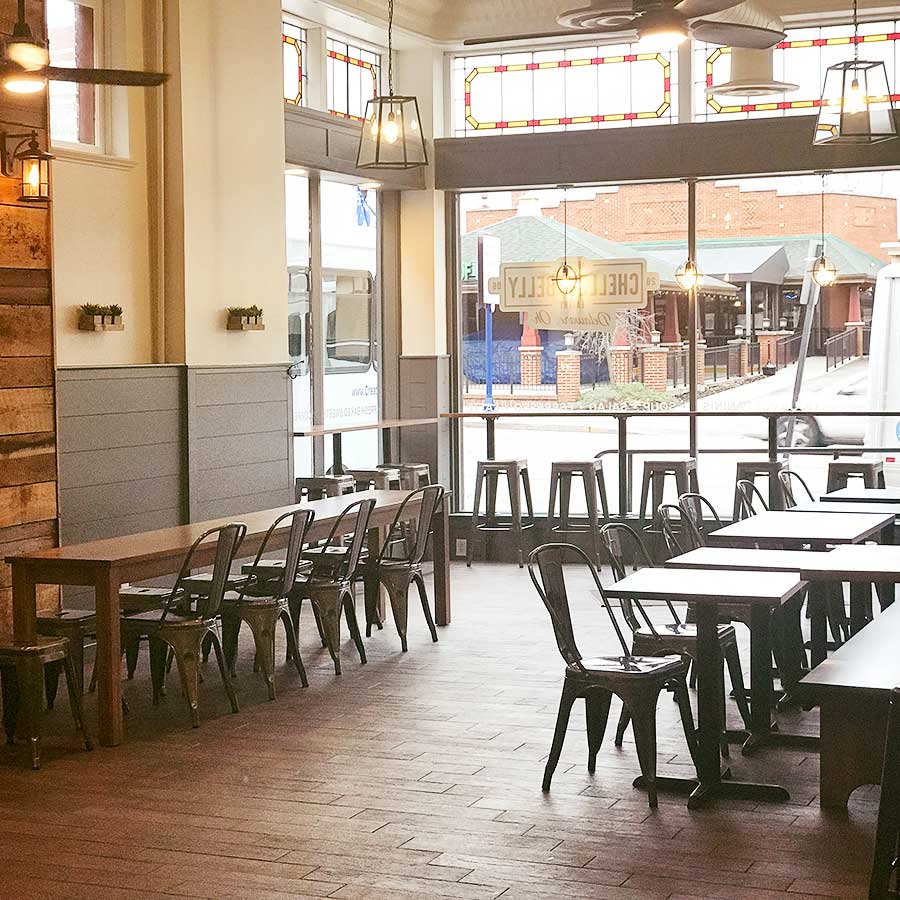 image of cafe seating area